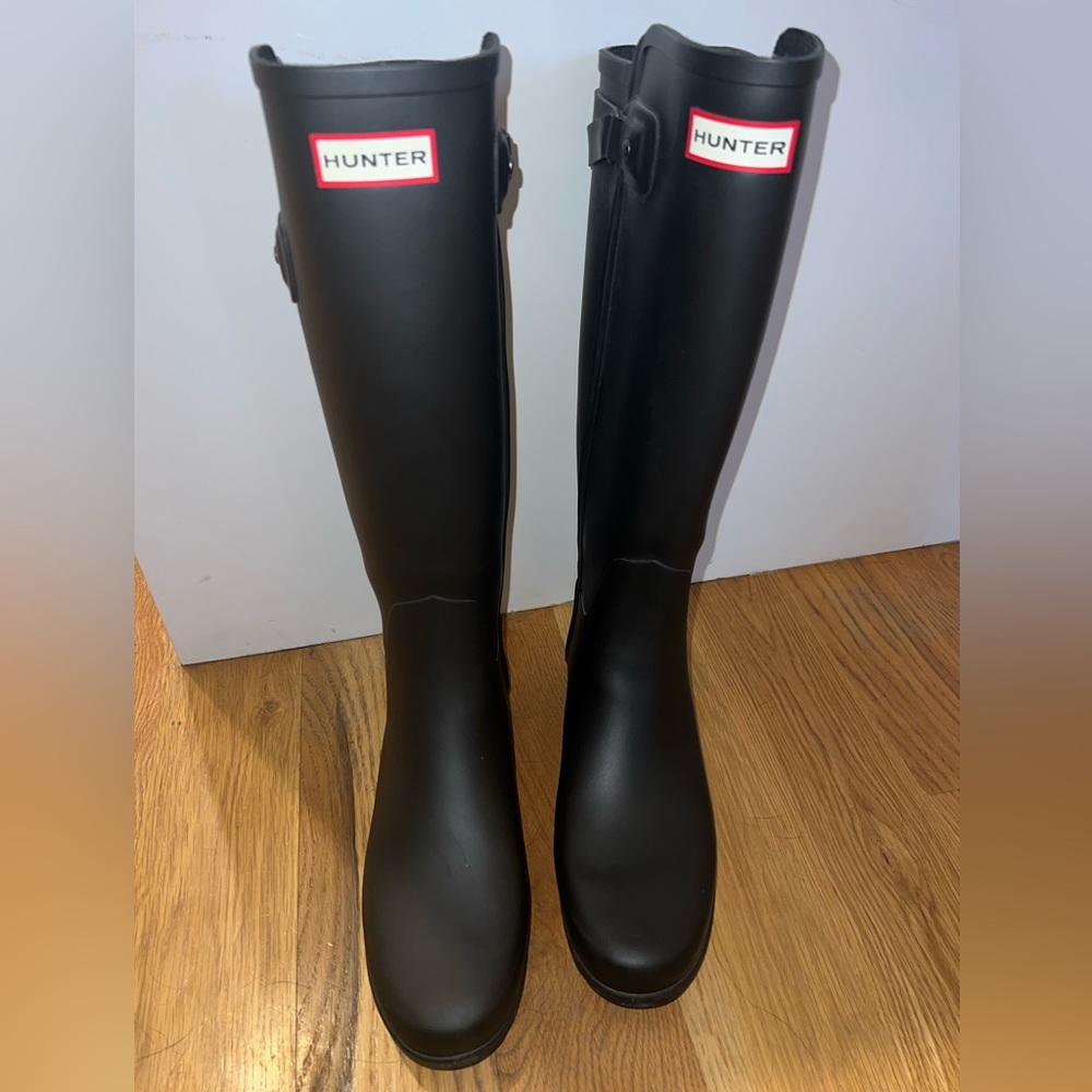 Original Tall Hunter Rain Boots - Black